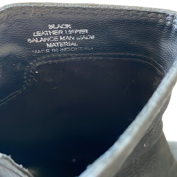 Steve Madden Women’s Black Nubuck Ryatt Zip Leather Ankle Boots - Size 8 - Picture 7 of 9